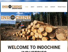 Tablet Screenshot of indochine-industries.com